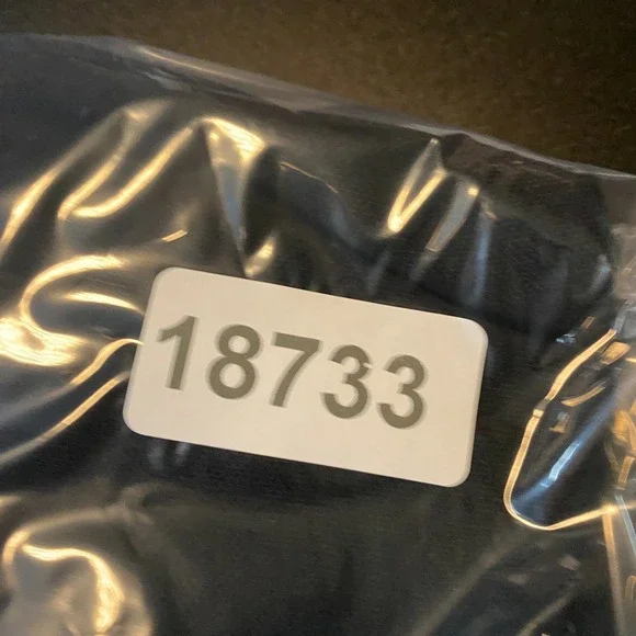 AMI Polo Shirt Mens Medium Short Sleeve Black Mesh Knit Logo - Picture 10 of 10